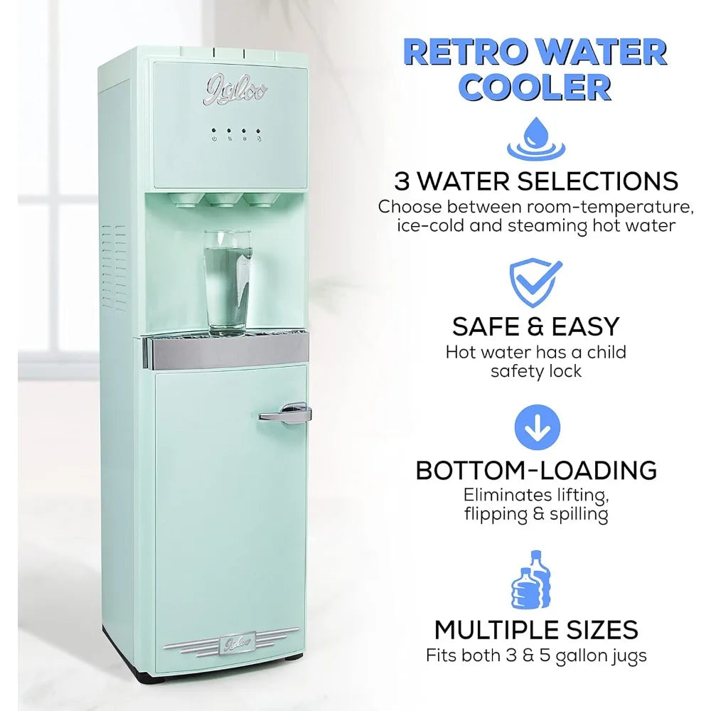 Retro Bottom Load Water Cooler Dispenser